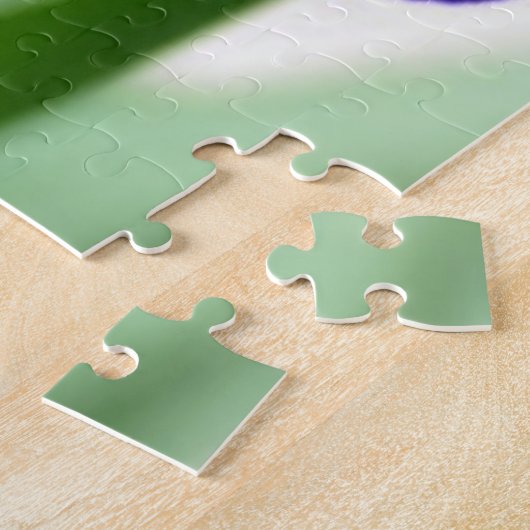 Puzzle Fleur Iris Iris Violet (Côté)