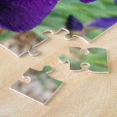 Puzzle Fleur Iris Violet (Côté)