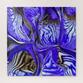 Puzzle Fleur Iris Violet (Vertical)