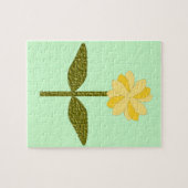Puzzle Fleur Jaune (Horizontal)