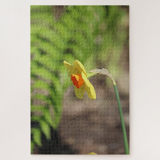 Puzzle Fleur jaune (Vertical)