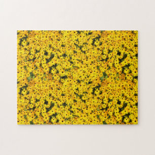 Puzzle Fleur jaune Champ de fleurs Jardin Lumineux ensole