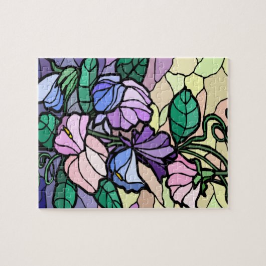 Puzzle Fleur Lily en verre (Horizontal)