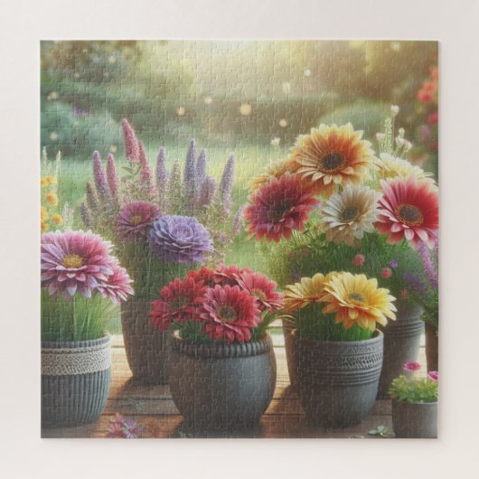 Puzzle Fleur lumineuse (Vertical)