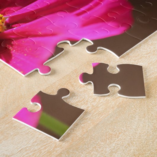 Puzzle Fleur Magenta (Côté)