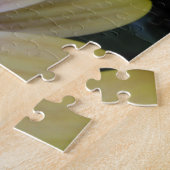 Puzzle Fleur marguerite jaune et violet (Côté)