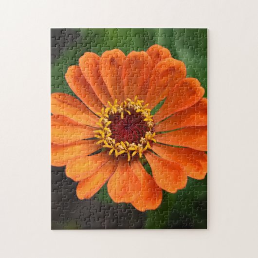 Puzzle Fleur orange unique (Vertical)