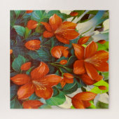 Puzzle Fleur Orange Vibrante (Horizontal)
