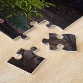 Puzzle Fleur parmi la tempête d'éclairs (Côté)