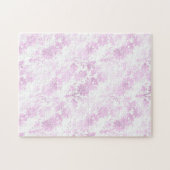 Puzzle Fleur pourpre Jolie fille (Horizontal)