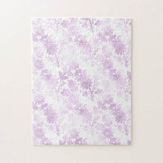Puzzle Fleur pourpre Jolie fille (Vertical)