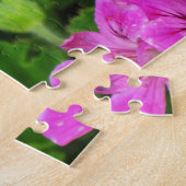 Puzzle Fleur rose - (Côté)
