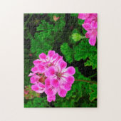 Puzzle Fleur rose - (Vertical)