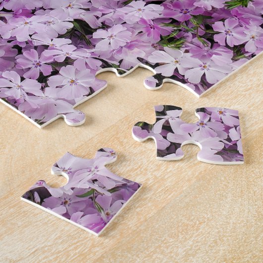 Puzzle Fleur rose (Côté)