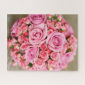 Puzzle Fleur Rose Bouquet (Horizontal)