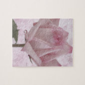 Puzzle Fleur rose douce (Horizontal)