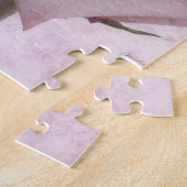 Puzzle Fleur rose douce (Côté)