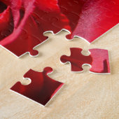 Puzzle Fleur rose rouge vif Belle florale (Côté)