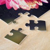 Puzzle Fleur Rouge Dans Le Cadre Sunlight Ajouter Votre P (Côté)