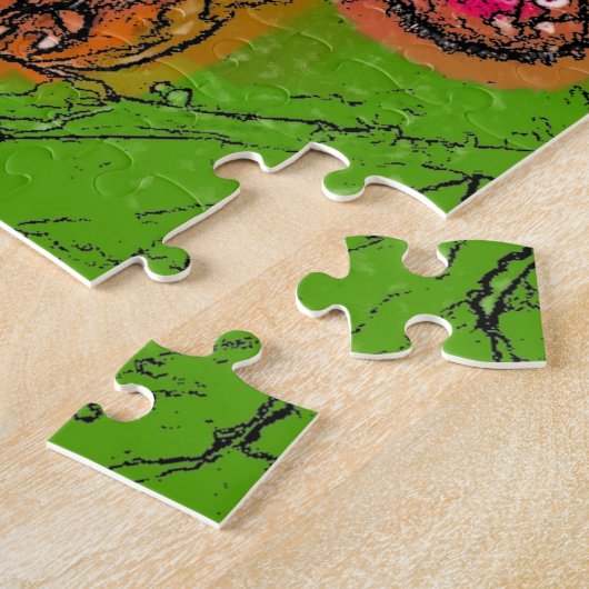 PUZZLE FLEUR SAUVAGE FOXGLOVE (Côté)