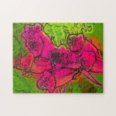 PUZZLE FLEUR SAUVAGE FOXGLOVE (Horizontal)