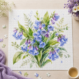 Puzzle Fleur Sauvage Murmure Virginia Bluebells