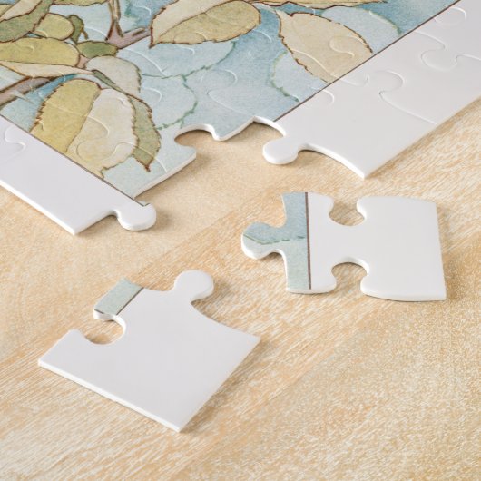 Puzzle Fleur vintage (Côté)