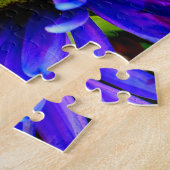 Puzzle Fleur Violet Clair (Côté)