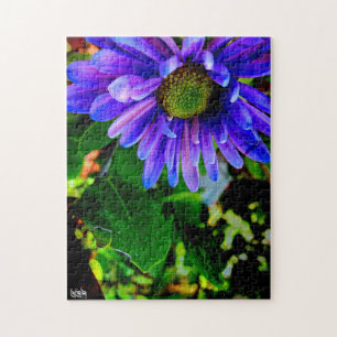 Puzzle Fleur Violet Clair