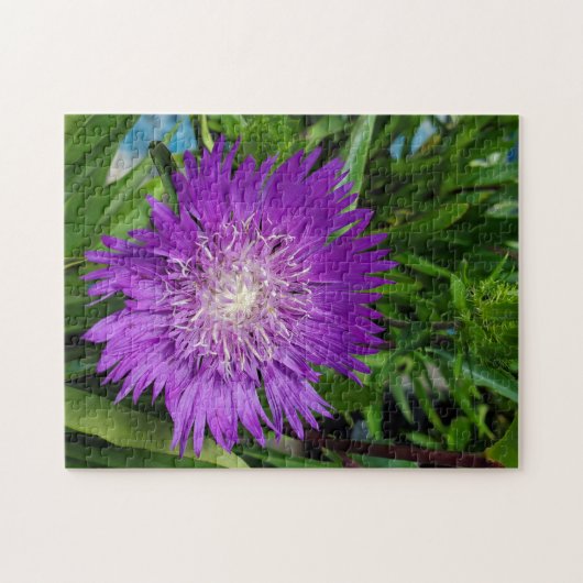 Puzzle Fleur violette (Horizontal)