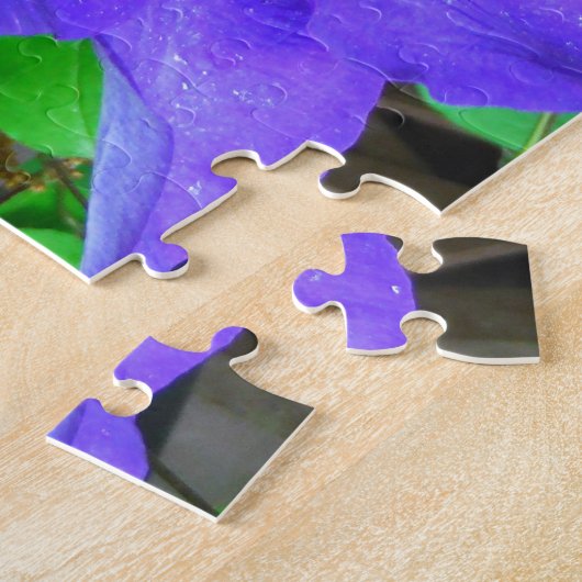 Puzzle Fleur violette Clematis (Côté)