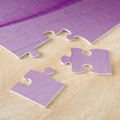 Puzzle Fleur violette rose Passion Abstrait Art fractal (Côté)