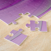 Puzzle Fleur violette rose Passion Abstrait Art fractal (Côté)