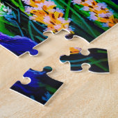 Puzzle fleurissant de colibris (Côté)