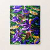 Puzzle fleurissant de colibris (Vertical)