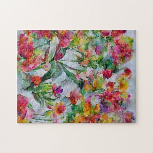 Puzzle Fleurs Abstraites (Horizontal)