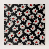 Puzzle Fleurs Abstraites, motif d'aquarelle d'art. (Horizontal)