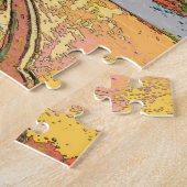 Puzzle Fleurs Abstraites sur table (Côté)