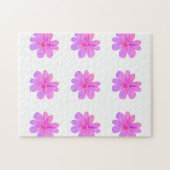 Puzzle Fleurs aquarelle (Horizontal)