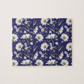 Puzzle Fleurs Aquarelles Blanches (Horizontal)