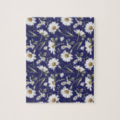 Puzzle Fleurs Aquarelles Blanches (Vertical)