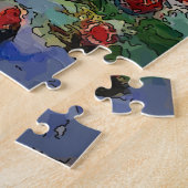 Puzzle Fleurs Art Déco (Côté)