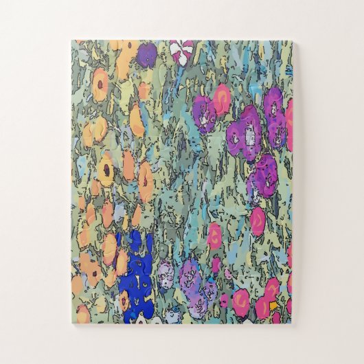 Puzzle Fleurs Art Déco (Vertical)