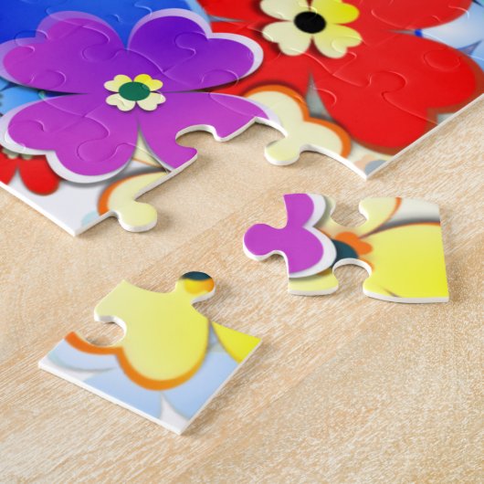 Puzzle Fleurs Art Déco (Côté)