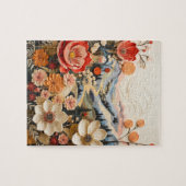 Puzzle Fleurs audacieuses avec montagnes (Horizontal)