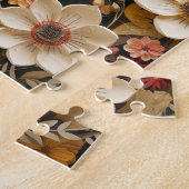 Puzzle Fleurs audacieuses avec montagnes (Côté)