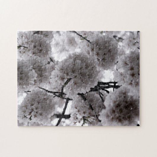 Puzzle Fleurs blanches (Horizontal)
