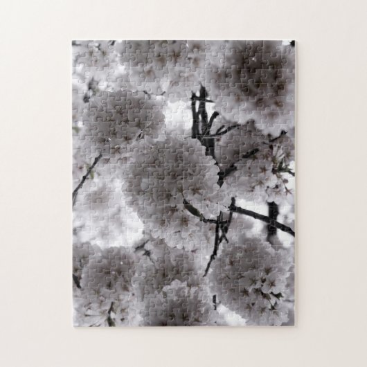 Puzzle Fleurs blanches (Vertical)