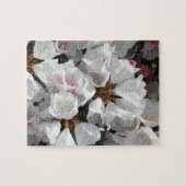 Puzzle Fleurs blanches (Horizontal)