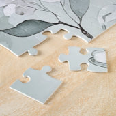 Puzzle Fleurs blanches gris chic (Côté)